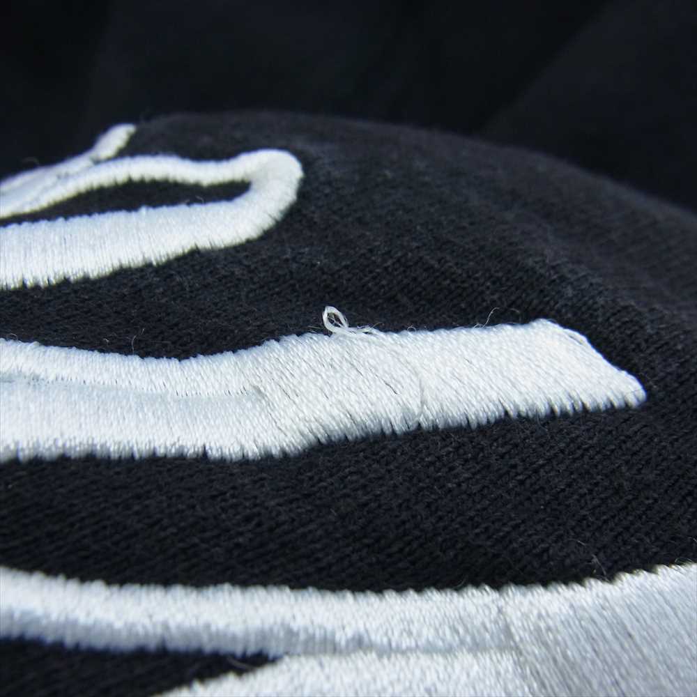 Supreme シュプリーム 15AW Classic Script Hooded Sweatshirt クラシック スクリプト フードロゴ パーカー フーディ ブラック系 XL【中古】
