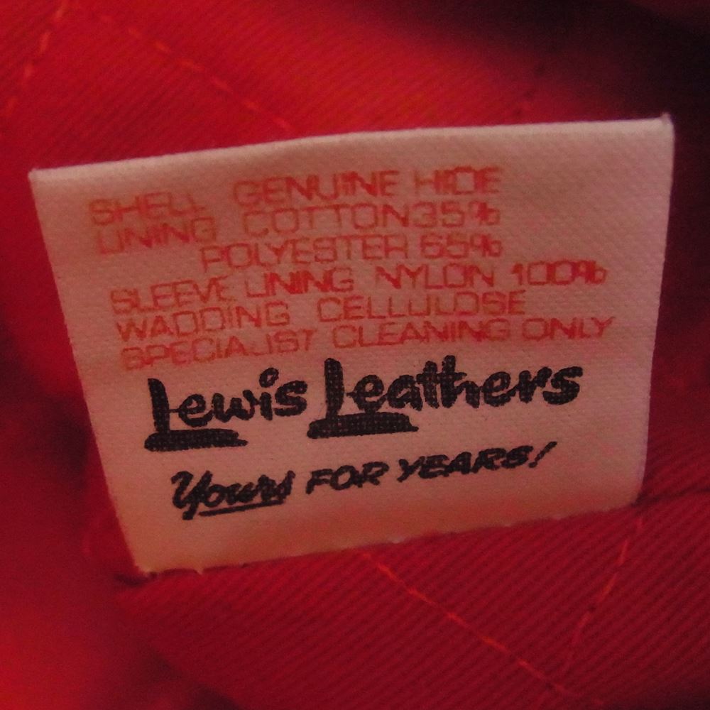 Lewis Leathers ルイスレザー 391T LIGHTNING TIGHT FIT ライトニング タイトフィット レザー ダブル ライダース ジャケット ブラック系 38【中古】