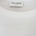 SAINT LAURENT サンローラン 331107 Y2BC1 フロントプリント Tシャツ ホワイト系 XL【中古】