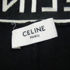 CELINE セリーヌ 2A05P372N アスレチック ニット ロゴ レギンス パンツ ブラック系 S【新古品】【未使用】【中古】