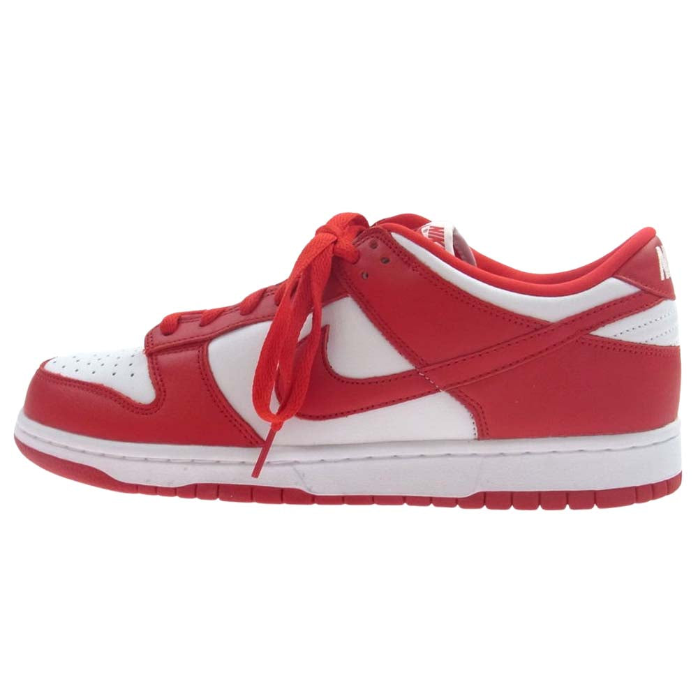 NIKE ナイキ CU1727-100 Dunk Low SP White and University Red ダンク ロー SP ホワイト アンド ユニバーシティレッド スニーカー ホワイト系 レッド系 28.5cm【極上美品】【中古】