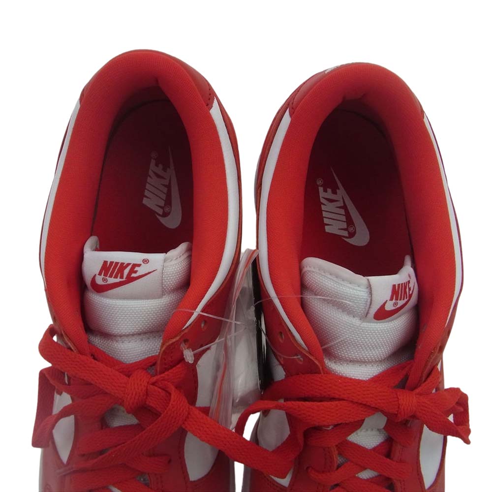 NIKE ナイキ CU1727-100 Dunk Low SP White and University Red ダンク ロー SP ホワイト アンド ユニバーシティレッド スニーカー ホワイト系 レッド系 28.5cm【極上美品】【中古】