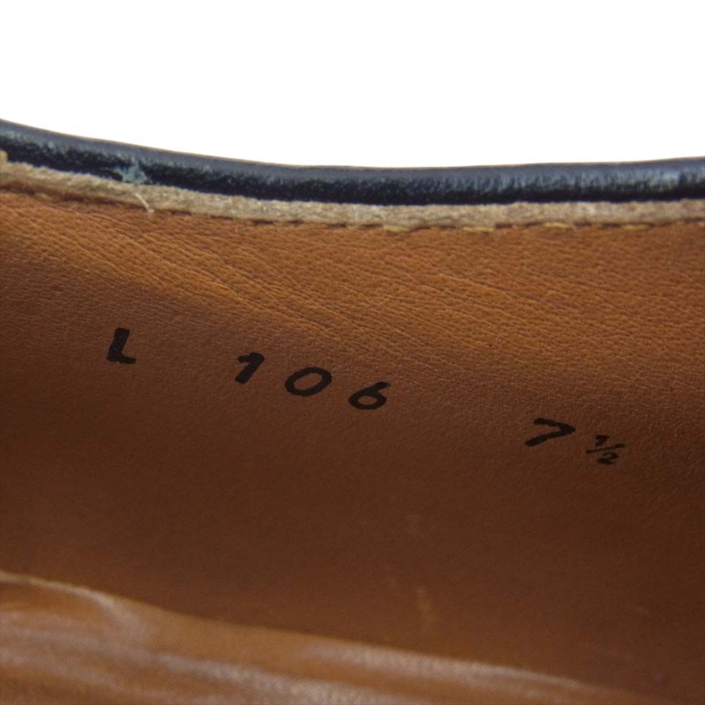 R.J.B アールジェイビー SADDLE SHOES サドル ビジネス シューズ ホワイト系 ブラック系 7.5【中古】