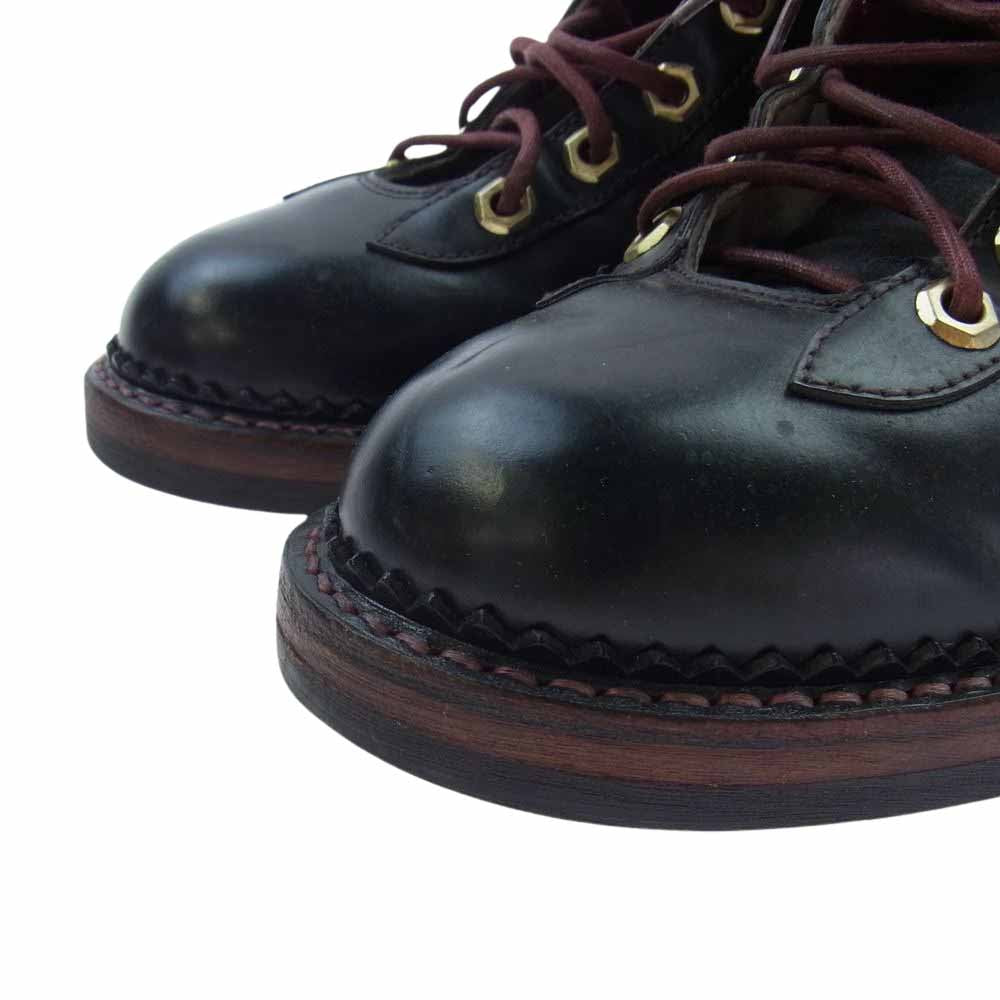 R.J.B アールジェイビー L112  STEADY BLUE コードバン ワーク ブーツ ブラック系 7【中古】