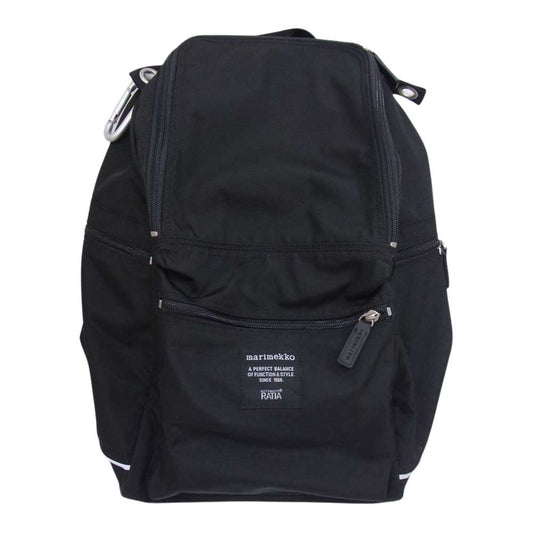 marimekko マリメッコ 516914 BUDDY バディ 026994  リュック ブラック系【中古】