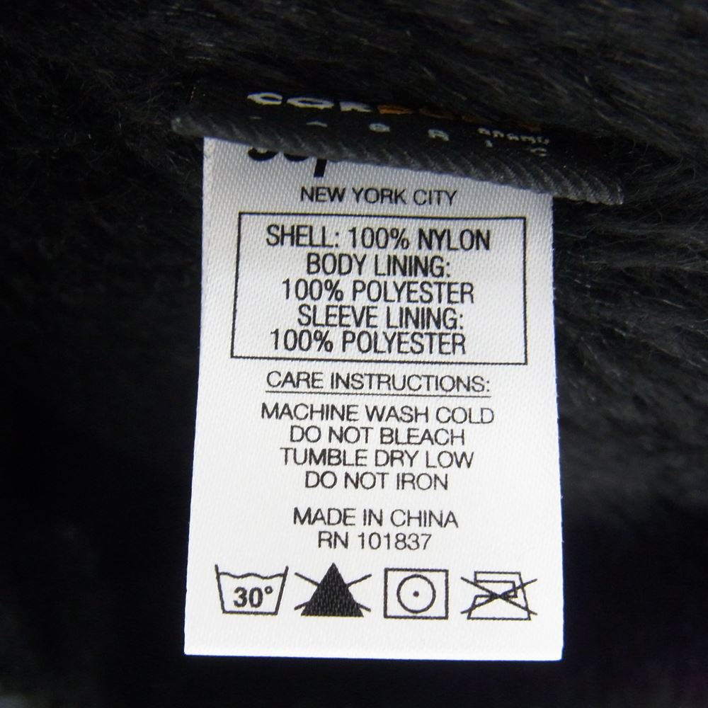 Supreme シュプリーム 20SS Quilted Cordura Lined Jacket キルティング コーデュラ ライン ジャケット バックロゴ ブラック系 M【中古】