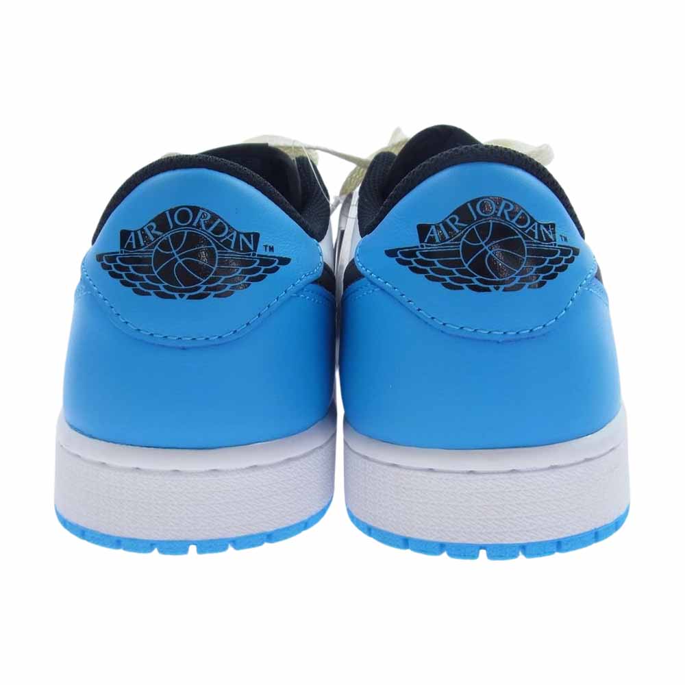 NIKE AIR JORDAN ナイキ ジョーダン CZ0790-104 1 Low OG Black and Dark Powder Blue/UNC AJ1 ロー OG ブラック アンド ダークパウダーブルー/UNC スニーカー ホワイト系 ブルー系 28cm【美品】【中古】