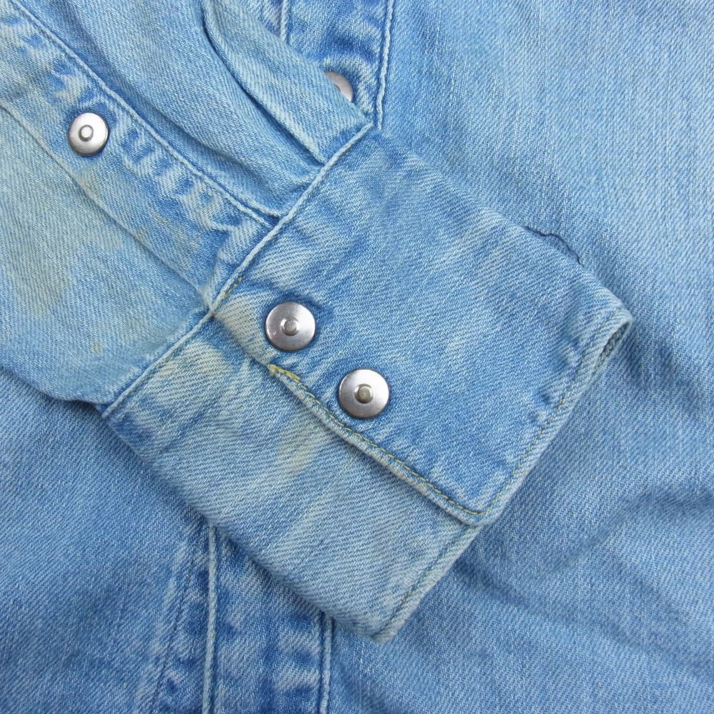 UNUSED アンユーズド 15SS US0961 8Oz Denim Western Shirt デニム ウェスタン シャツ インディゴブルー系 2【中古】