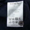 COMOLI コモリ 17AW L03-02004 コットン パネル バンドカラー シャツ 長袖 ネイビー系 2【中古】