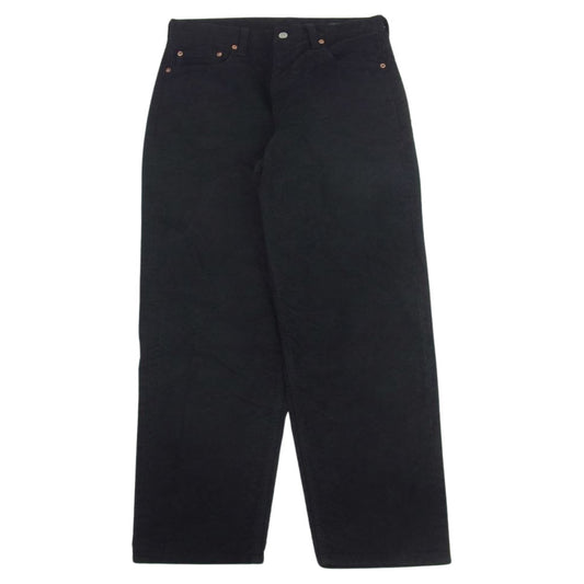 COMOLI コモリ 19AW Q03-03012 モールスキン 5P 5ポケット パンツ ブラック系 2【中古】