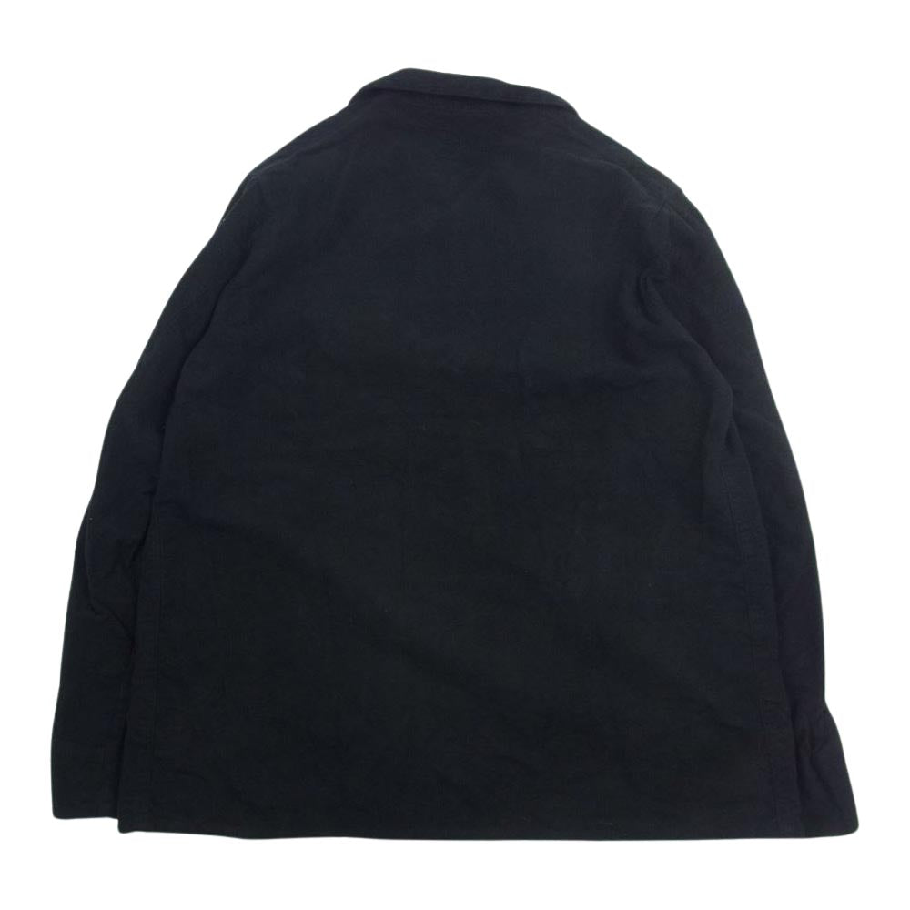 COMOLI コモリ 21AW U03-01004 カバーオール モールスキン ジャケット 長袖 ブラック系 2【中古】