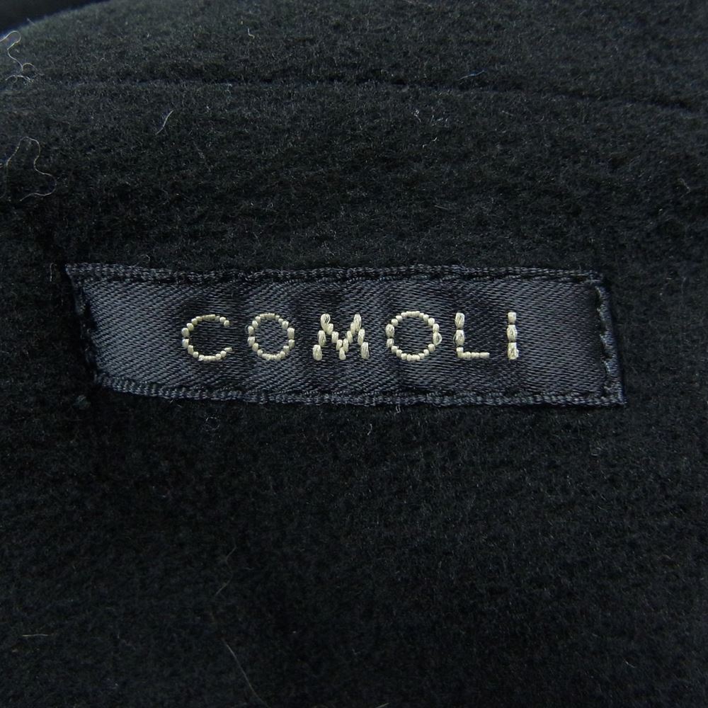 COMOLI コモリ 21AW U03-01004 カバーオール モールスキン ジャケット 長袖 ブラック系 2【中古】