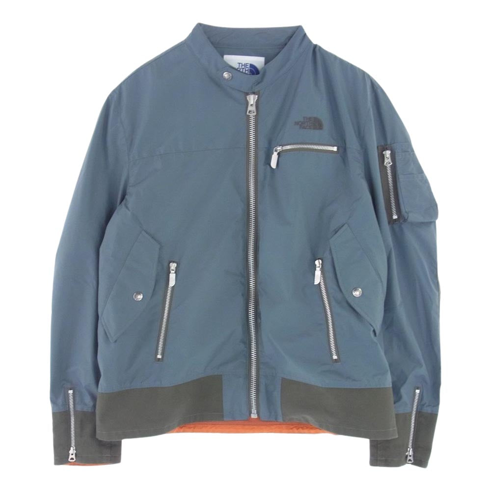 JUNYA WATANABE COMME des GARCONS MAN ジュンヤワタナベコムデギャルソンマン EYE × THE NORTH FACE ノースフェイス 22SS WI-J901 L-2 ゴアテックス ドッキング ライダース ジャケット モスグリーン系 L【美品】【中古】