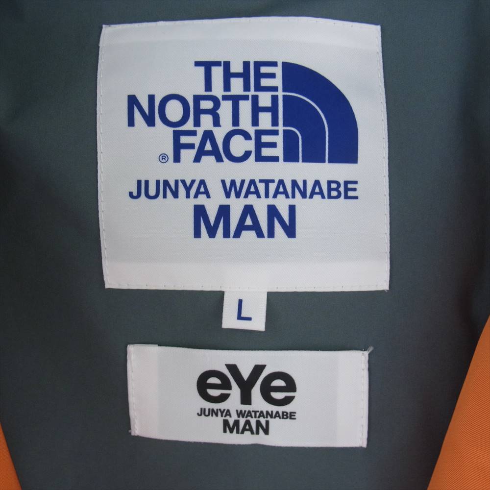 JUNYA WATANABE COMME des GARCONS MAN ジュンヤワタナベコムデギャルソンマン EYE × THE NORTH FACE ノースフェイス 22SS WI-J901 L-2 ゴアテックス ドッキング ライダース ジャケット モスグリーン系 L【美品】【中古】
