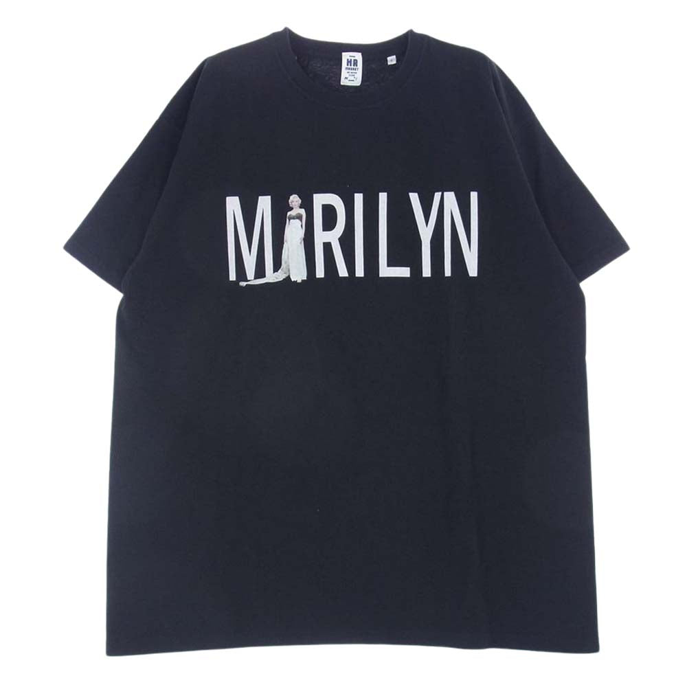 HOLLYWOOD RANCH MARKET ハリウッドランチマーケット 700082343 マリリンモンロー プリント Tシャツ ブラック系 XL【中古】