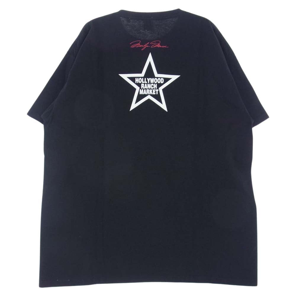 HOLLYWOOD RANCH MARKET ハリウッドランチマーケット 700082343 マリリンモンロー プリント Tシャツ ブラック系 XL【中古】