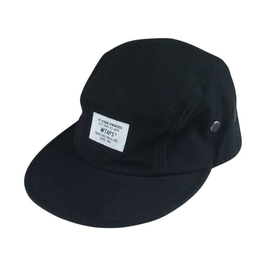WTAPS ダブルタップス 202HCDT-HT02 T-5 CAP NYCO. SATIN コットン ナイロン キャップ ブラック系 00【美品】【中古】