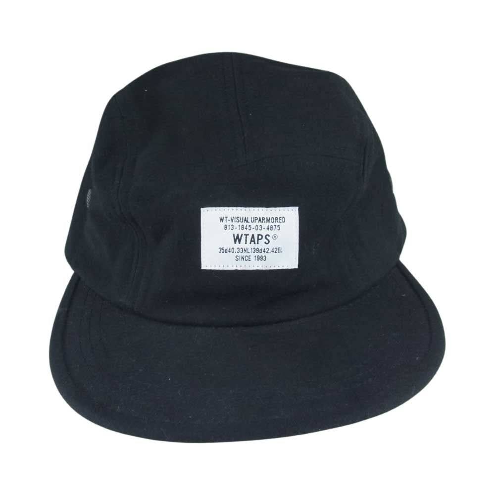 WTAPS ダブルタップス 202HCDT-HT02 T-5 CAP NYCO. SATIN コットン ナイロン キャップ ブラック系 00【美品】【中古】