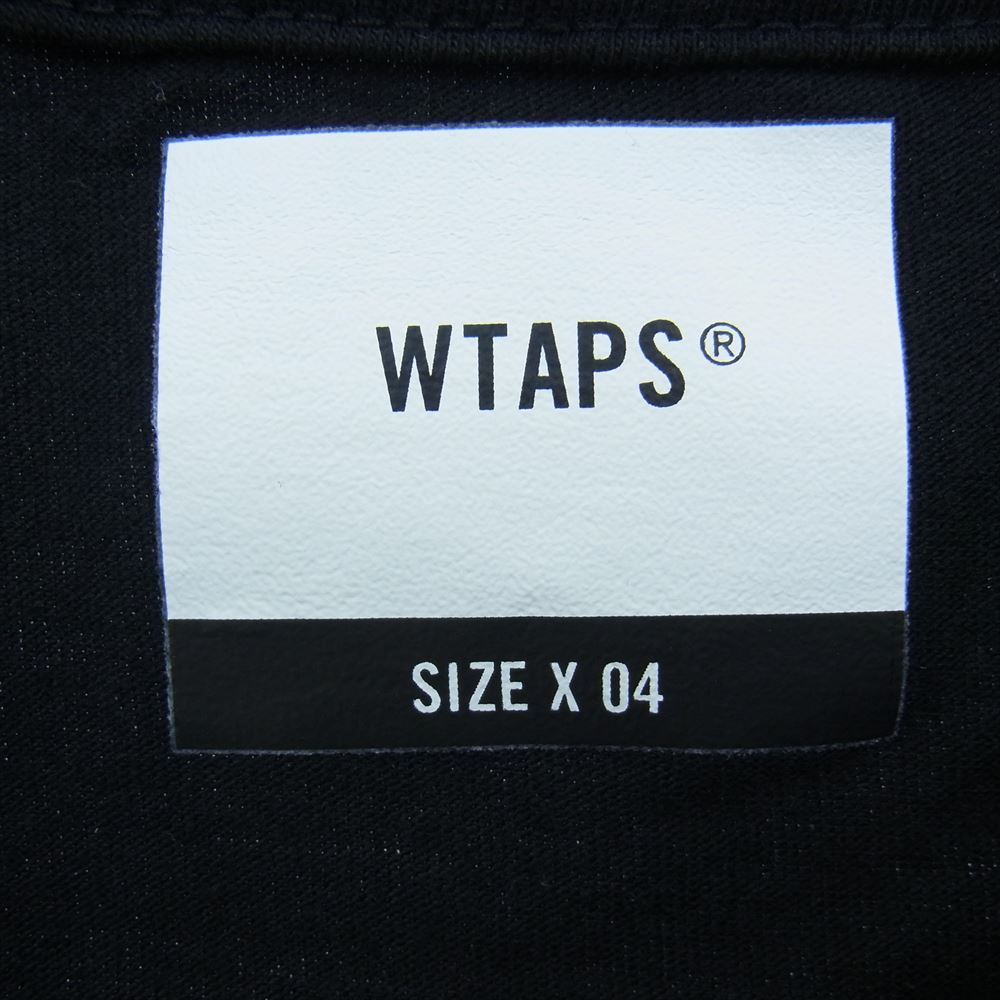 WTAPS ダブルタップス 22SS MON SS TEE 半袖 Tシャツ 火消し rising sun ブラック系 X04【中古】