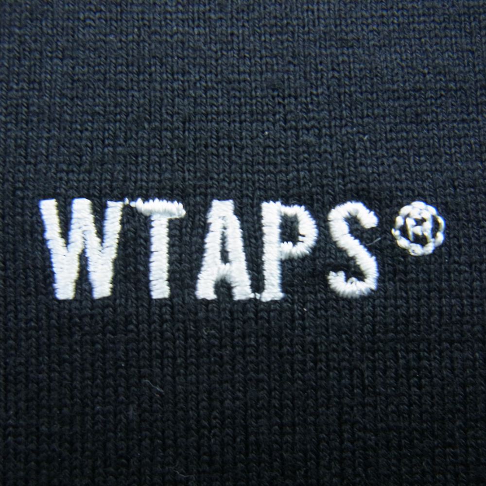 WTAPS ダブルタップス 21SS 212ATDT-CSM10 STENCIL SS TEE ステンシル バックプリント 半袖 Tシャツ 背ロゴ  ブラック系 X03【中古】