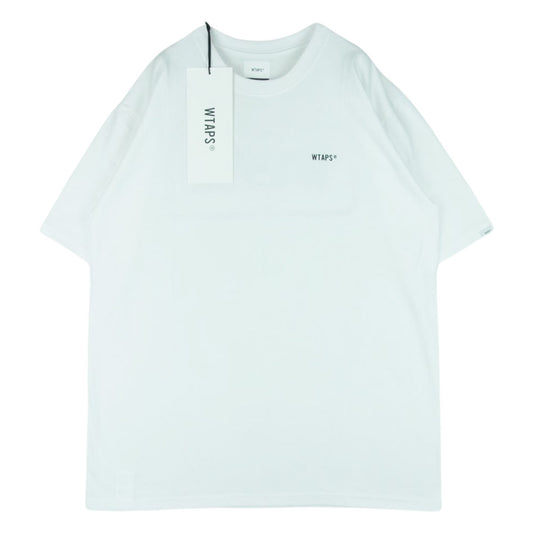 WTAPS ダブルタップス 22SS 221PCDT-ST04S WTVUA TEE 半袖 Tシャツ WHITE 日本製 ホワイト系 04【新古品】【未使用】【中古】