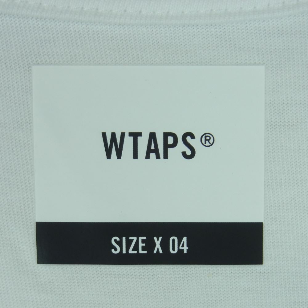 WTAPS ダブルタップス 22SS 221PCDT-ST04S WTVUA TEE 半袖 Tシャツ WHITE 日本製 ホワイト系 04【新古品】【未使用】【中古】