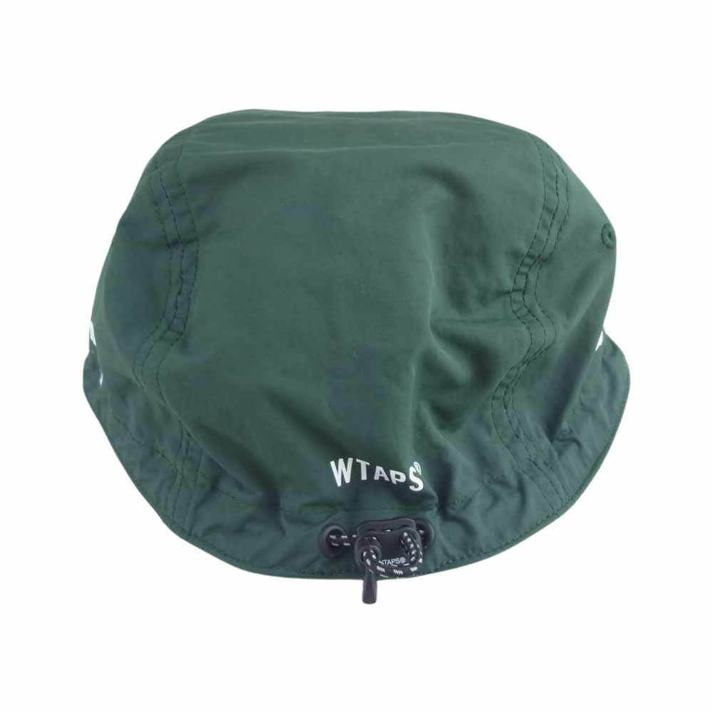 WTAPS ダブルタップス 21SS  211HCDT-HT09 CAP/NYLON.TUSSAH ナイロンキャップ 帽子 グリーン系 03【美品】【中古】