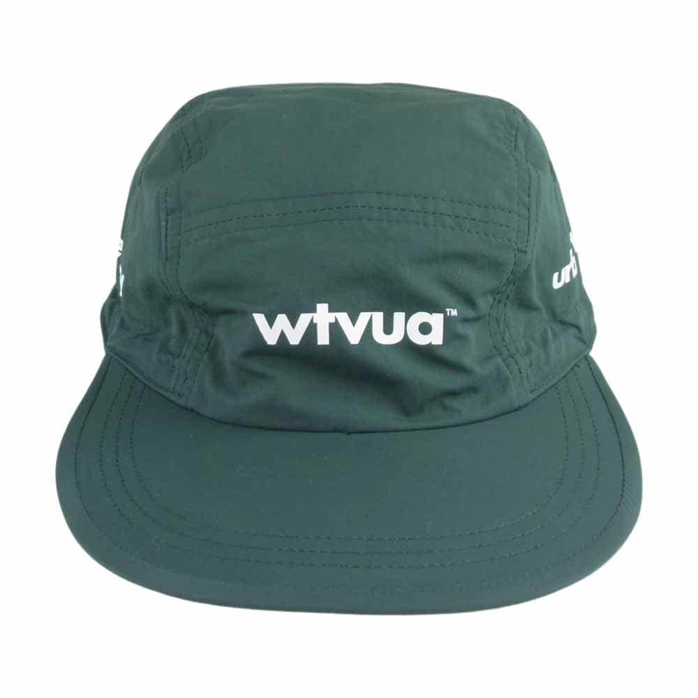 WTAPS ダブルタップス 21SS  211HCDT-HT09 CAP/NYLON.TUSSAH ナイロンキャップ 帽子 グリーン系 03【美品】【中古】