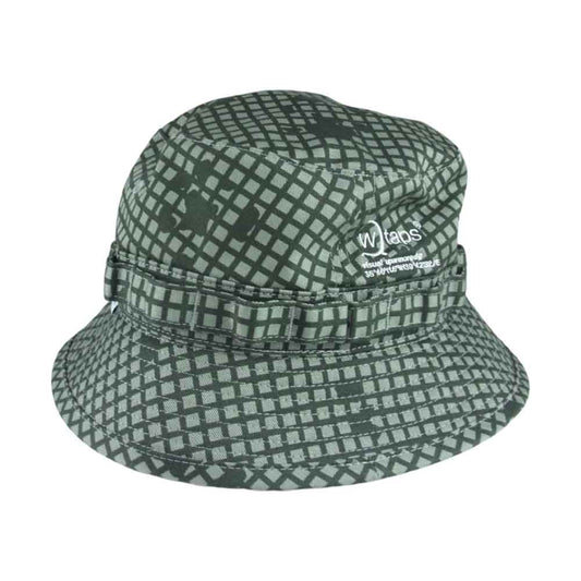 WTAPS ダブルタップス 21AW  212HCDT-HT17 JUNGLE 03 HAT CAMOUFLAGE カモ柄 ジャングル バケット ハット  カーキ系 03【美品】【中古】