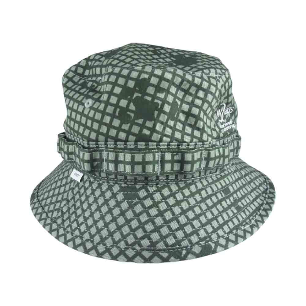 WTAPS ダブルタップス 21AW  212HCDT-HT17 JUNGLE 03 HAT CAMOUFLAGE カモ柄 ジャングル バケット ハット  カーキ系 03【美品】【中古】