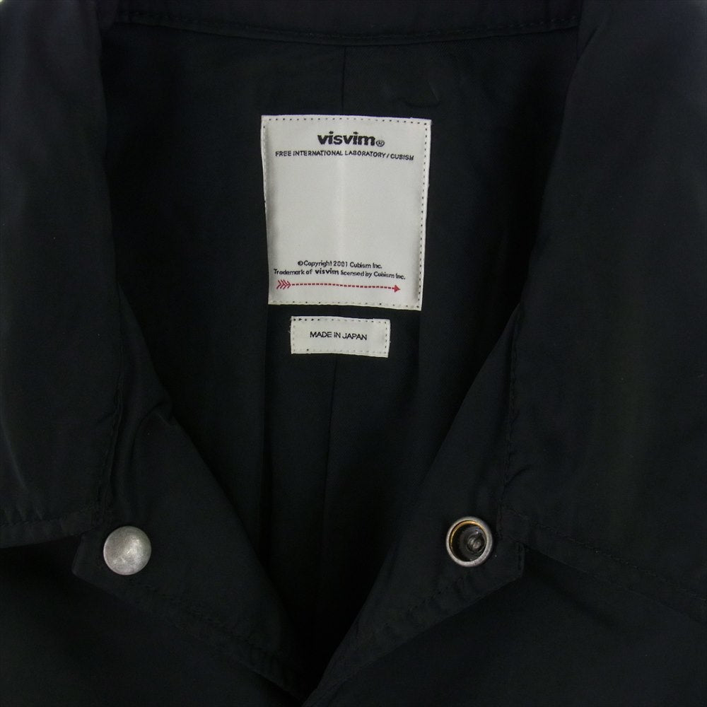 VISVIM ビズビム 18AW 0118205013029 COACH JKT 泥染 コーチ ジャケット ブラック系 2【中古】