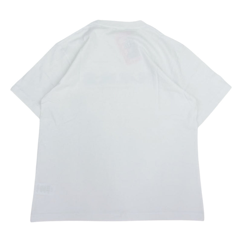 ブラックアイパッチ 22AW BEPFW22TE13 HANDLE WITH CARE TEE 取扱注意 ハンドルウィズケア 半袖 Tシャツ ホワイト系 M【新古品】【未使用】【中古】