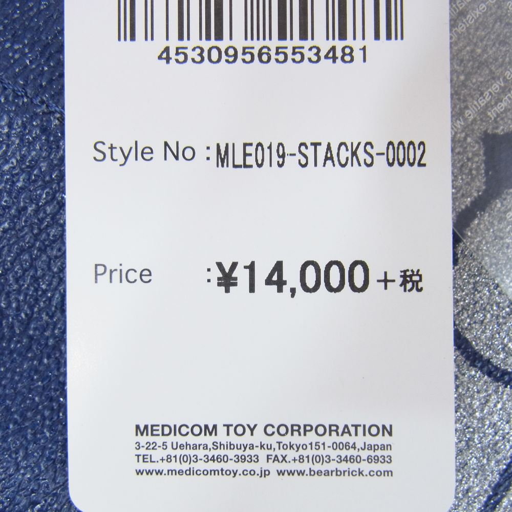 ブラックアイパッチ MLE019-STACKS-0002 SECT UNO TOTE BAG ロゴプリント トートバッグ ネイビー系【新古品】【未使用】【中古】