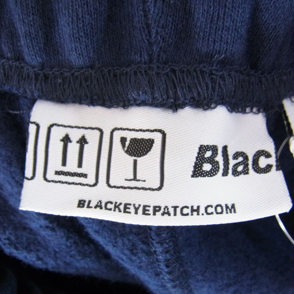ブラックアイパッチ 21AW BEPFW21PA10 B EMBLEM SWEAT PANTS Bエンブレム スウェットパンツ ネイビー系 L【新古品】【未使用】【中古】