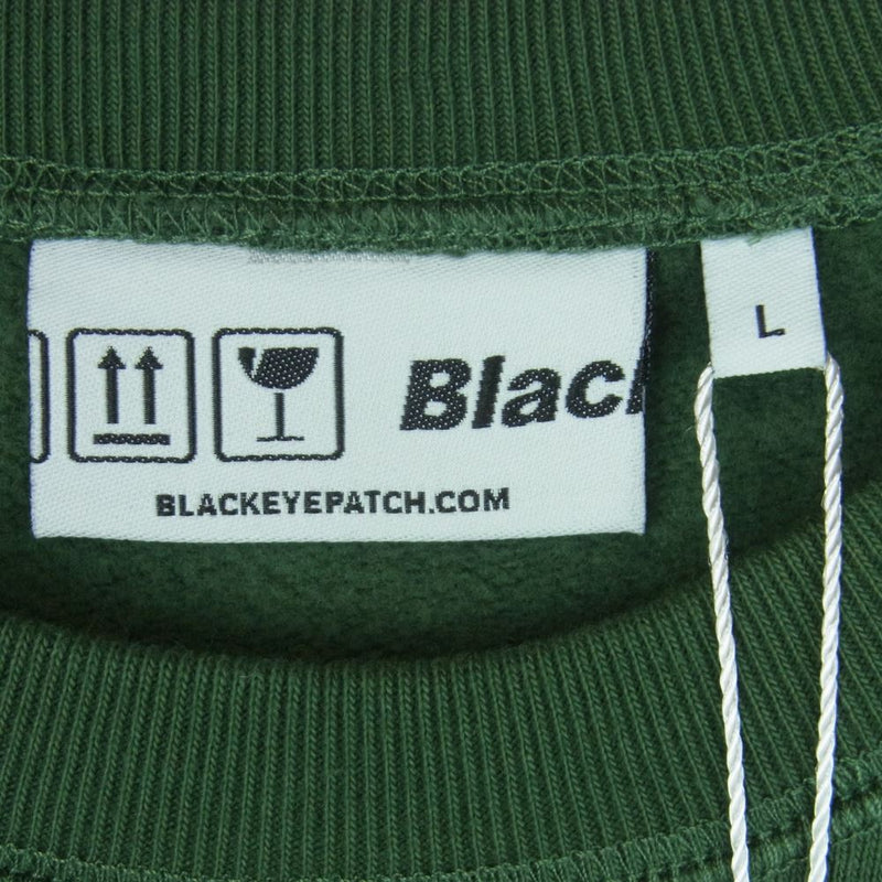 ブラックアイパッチ 21AW BEPFW21TP30 B EMBLEM CREW SWEAT B 