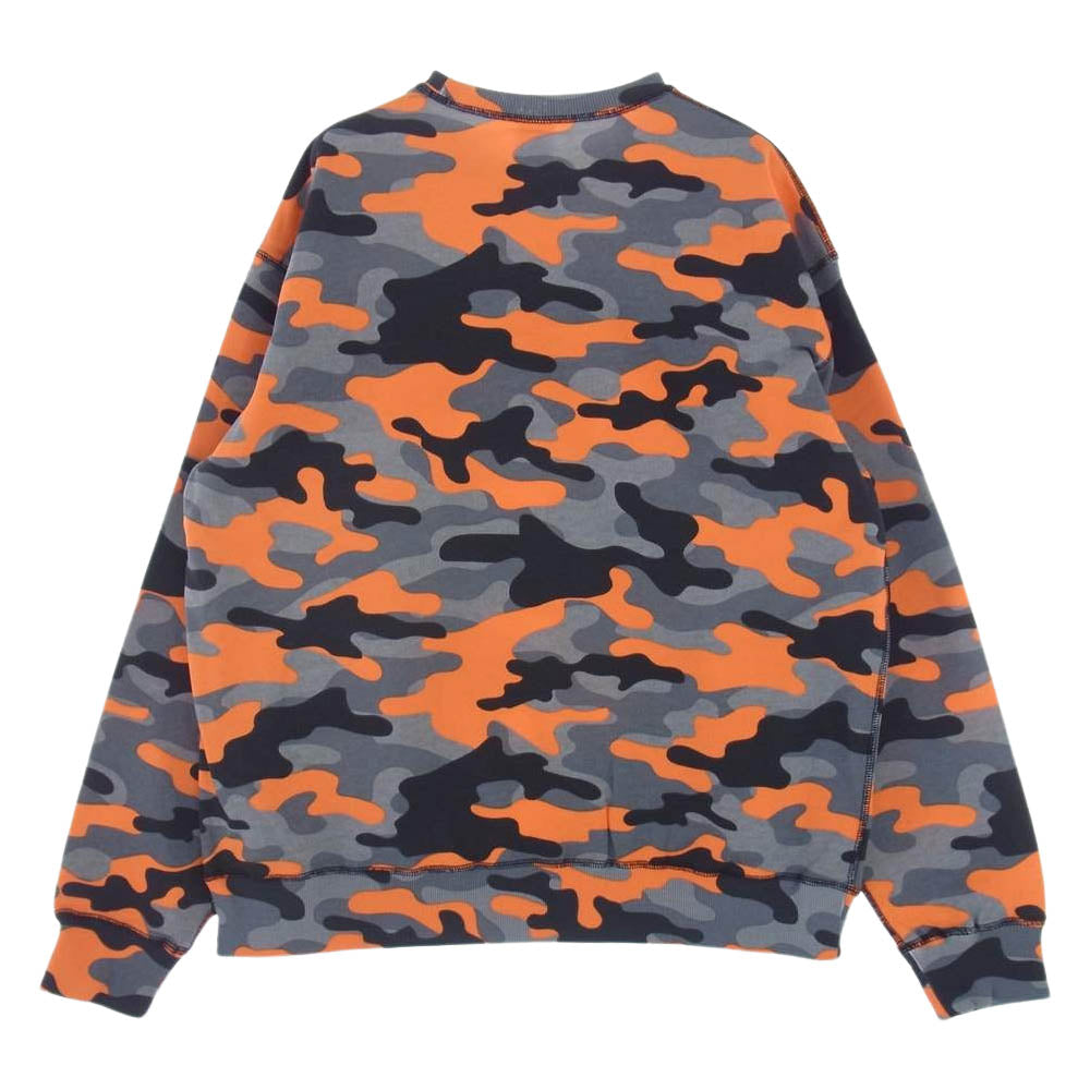 ブラックアイパッチ 23SS BEPSS23TP07 OG LABEL CAMO CREW SWEAT MULTI OGラベル カモフラ クルーネック スウェット トレーナー マルチカラー系 L【新古品】【未使用】【中古】