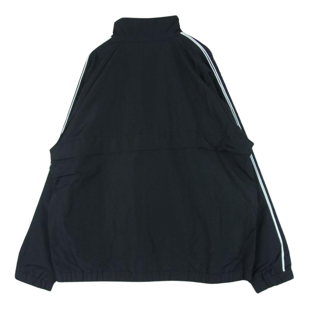 ブラックアイパッチ 21AW BEPFW210T05 ロゴラベルパッチ ナイロン トラック ジャケット ブラック系 XL【新古品】【未使用】【中古】