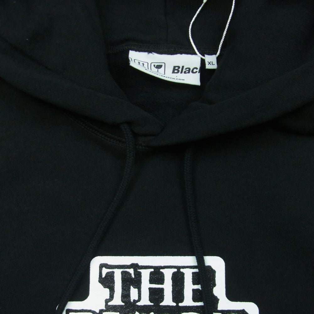 ブラックアイパッチ 21AW BEPFW21TP27 OG LABEL HOODIE OGラベル ロゴプリント パーカー フーディ プルオーバー ブラック系 XL【新古品】【未使用】【中古】