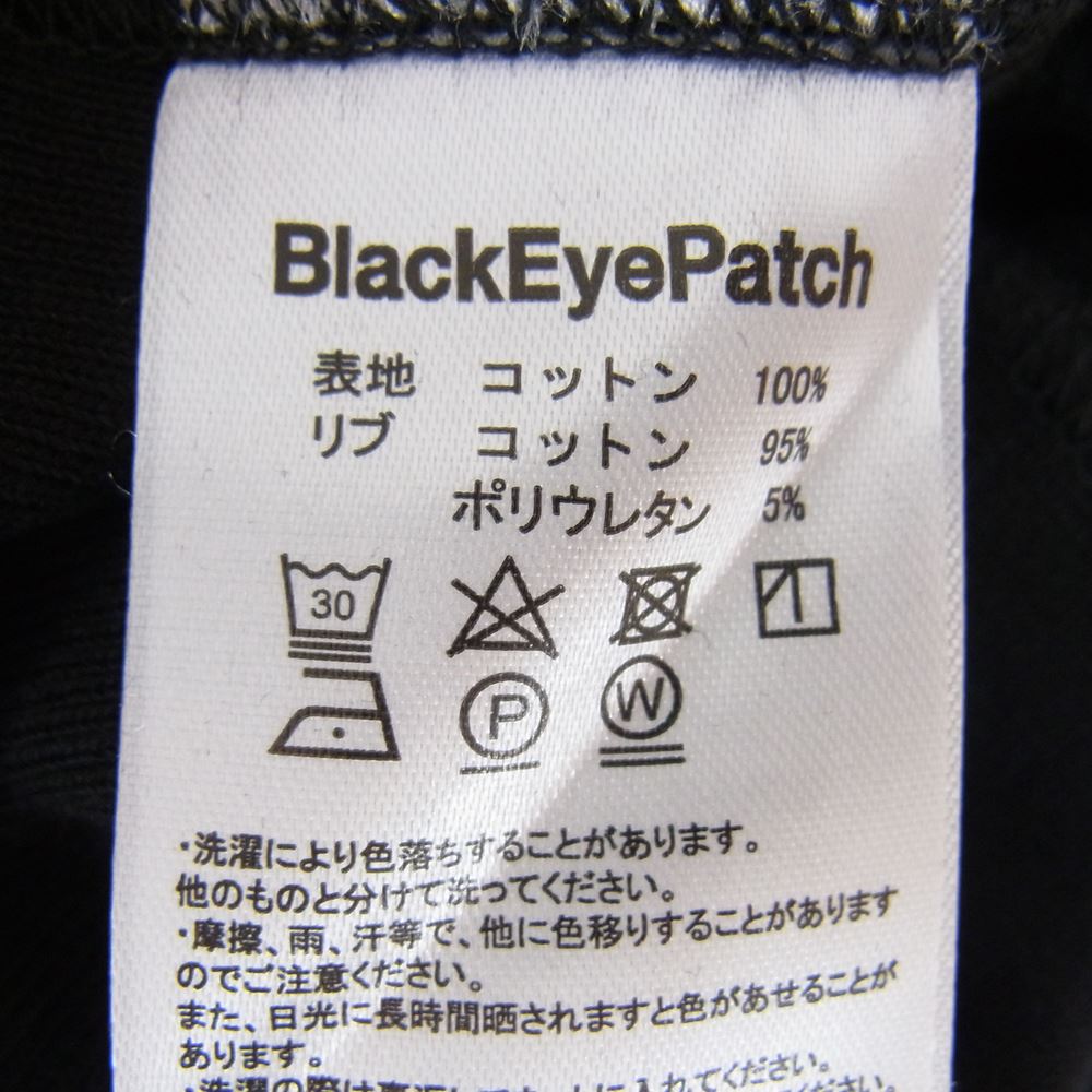 ブラックアイパッチ 22SS BEPSS22TP18 Beez-Eye-P Hoodie フロントプリント プルオーバ― パーカー フーディ ブラック系 M【新古品】【未使用】【中古】