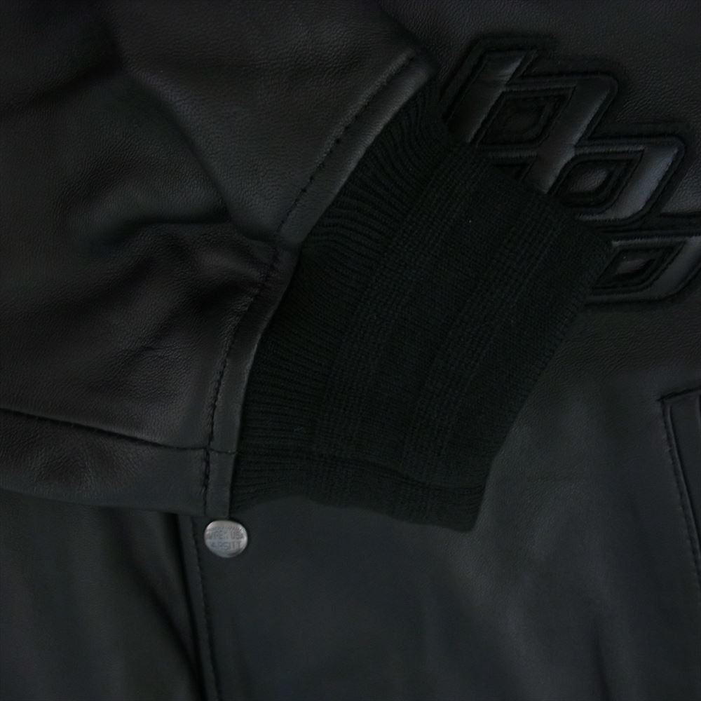 ブラックアイパッチ BEPFW21E110 × AVIREX ALL CITY VARSITY JACKET アヴィレックス オールシティ バーシティー ジャケット ブラック系 L【新古品】【未使用】【中古】