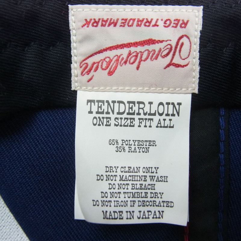 TENDERLOIN テンダーロイン TRUCKER CAP U ロゴ トラッカー キャップ ネイビー系 OS【中古】