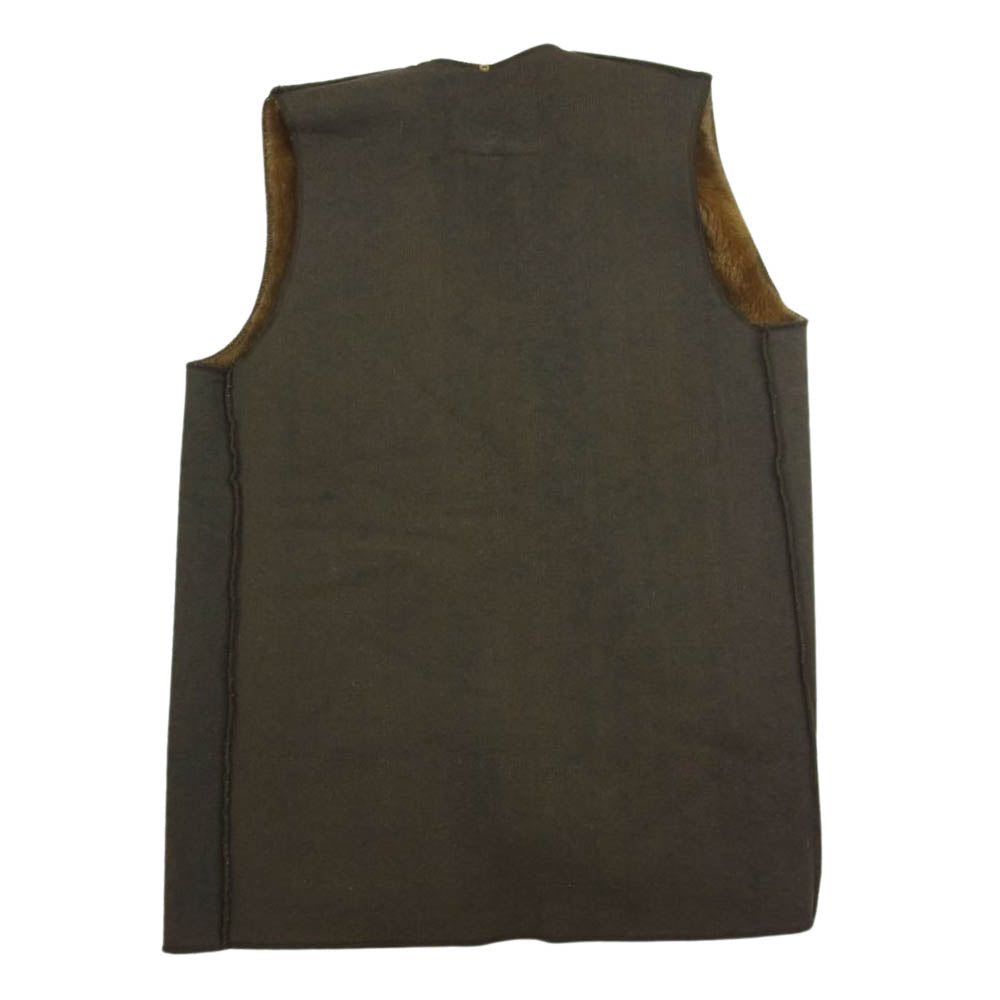 Barbour バブアー 英国製 A295 Pile LINING パイル ライニング ベスト カーキ系 C36/91cm【中古】