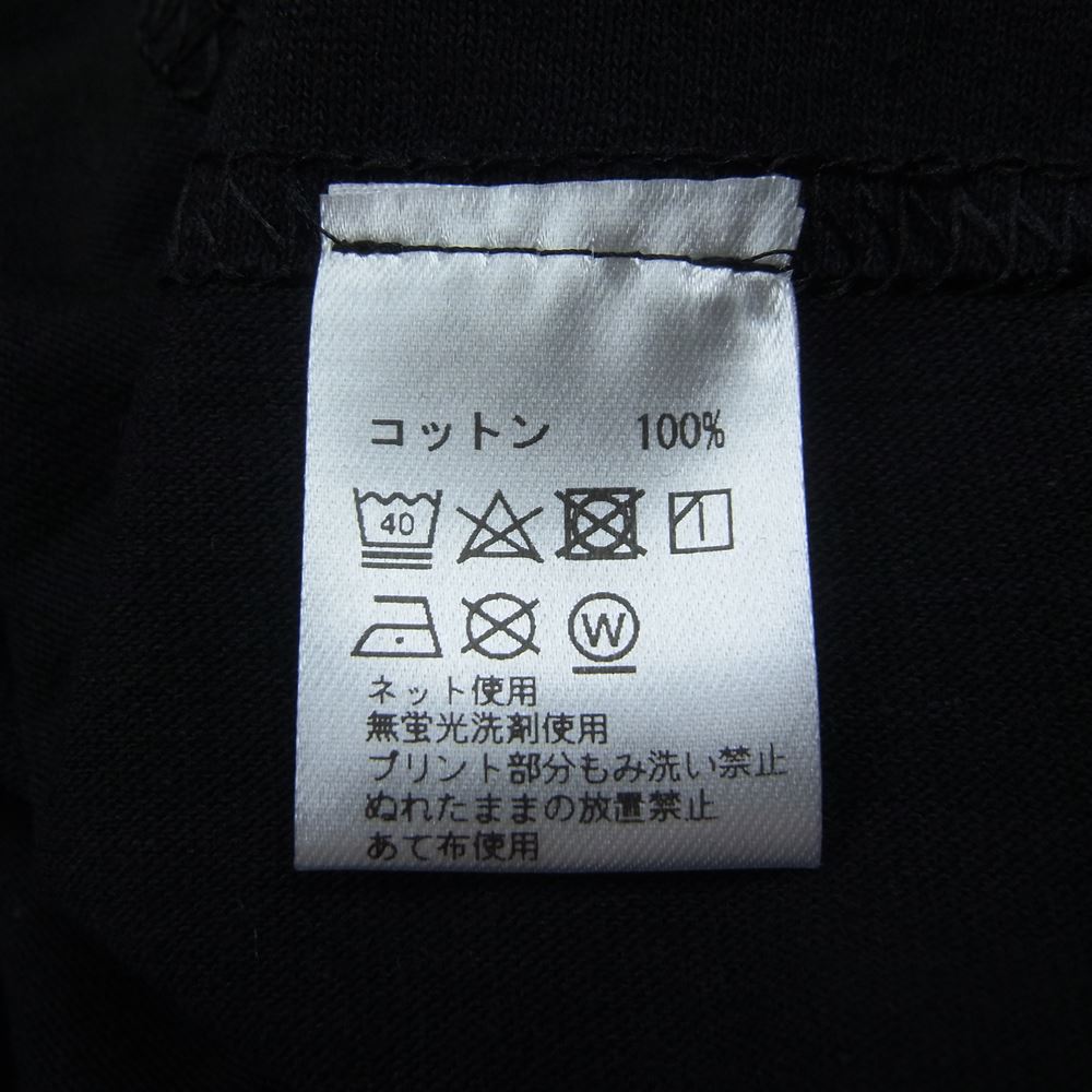 サプール 22SS A0022-141 TURTLES タートルズ プリント ロゴ 半袖 Tシャツ ブラック系 XL【新古品】【未使用】【中古】