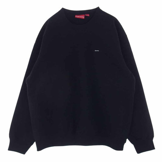 Supreme シュプリーム 18AW Small Box Crewneck スモール ボックス クルーネック ロゴ スウェット ブラック系 L【中古】