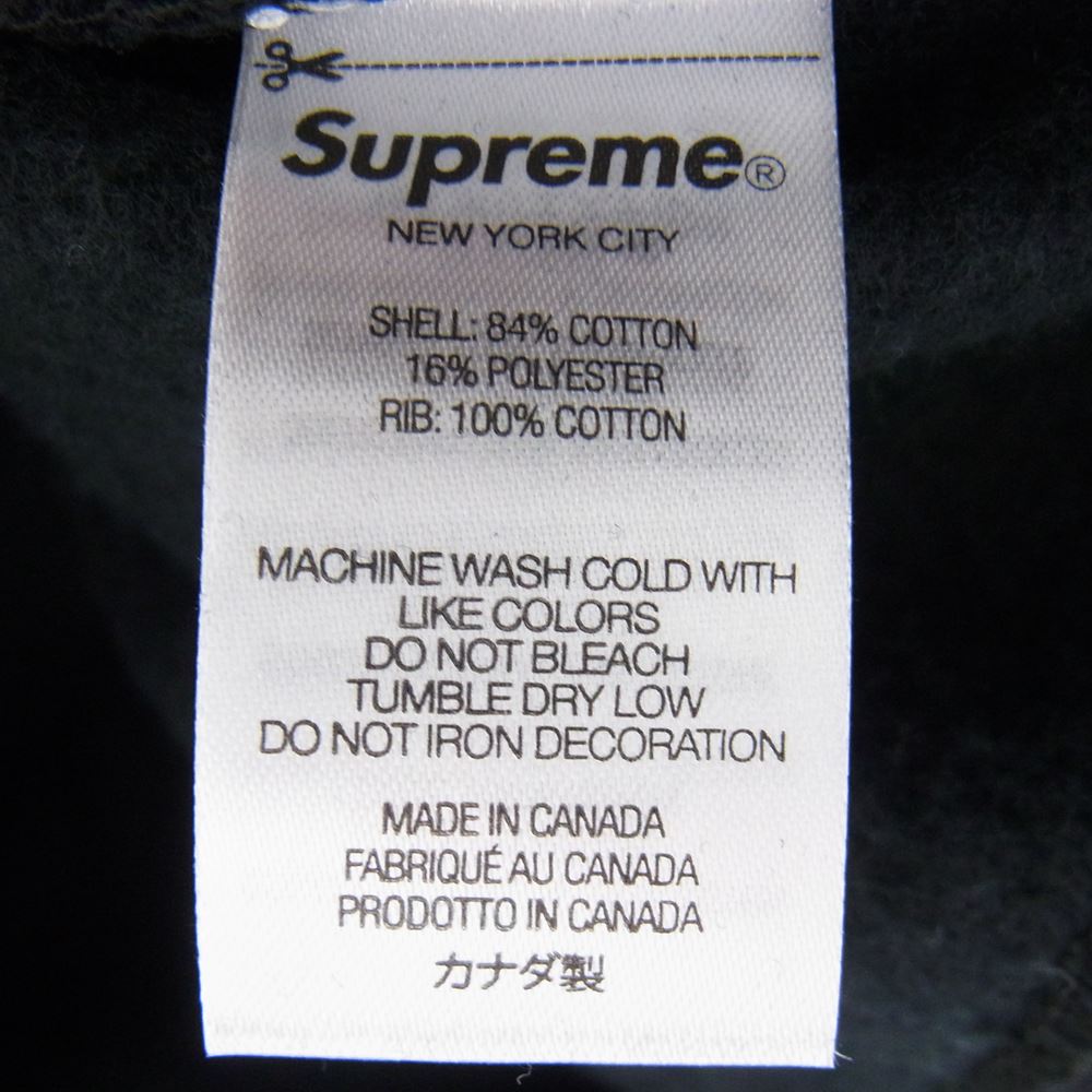 Supreme シュプリーム 18AW Small Box Crewneck スモール ボックス クルーネック ロゴ スウェット ブラック系 L【中古】