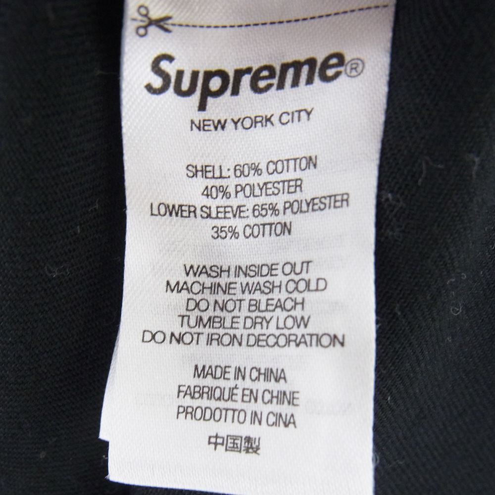 Supreme シュプリーム 21AW Thermal Work Shirt サーマル レイヤード ワーク 長袖 シャツ ブラック系 L【中古】
