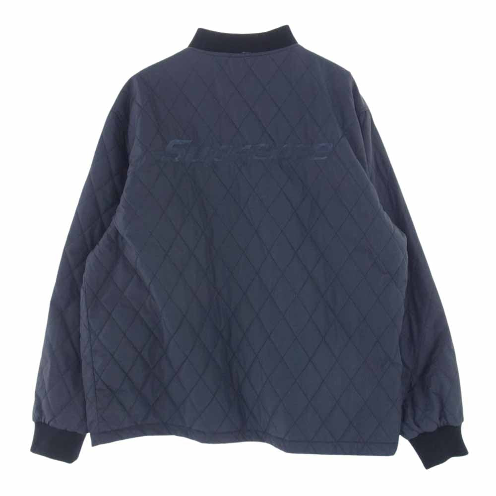 Supreme シュプリーム 21SS Reversible Tech Work Jacket リバーシブル テック ワーク バイカラー キルティング ジャケット グレー系 L【中古】