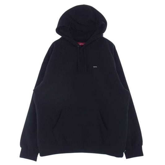 Supreme シュプリーム 21SS Small Box Hooded Sweatshirt スモール ボックス フーデッド スウェットシャツ ロゴ パーカー フーディー ブラック系 L【中古】