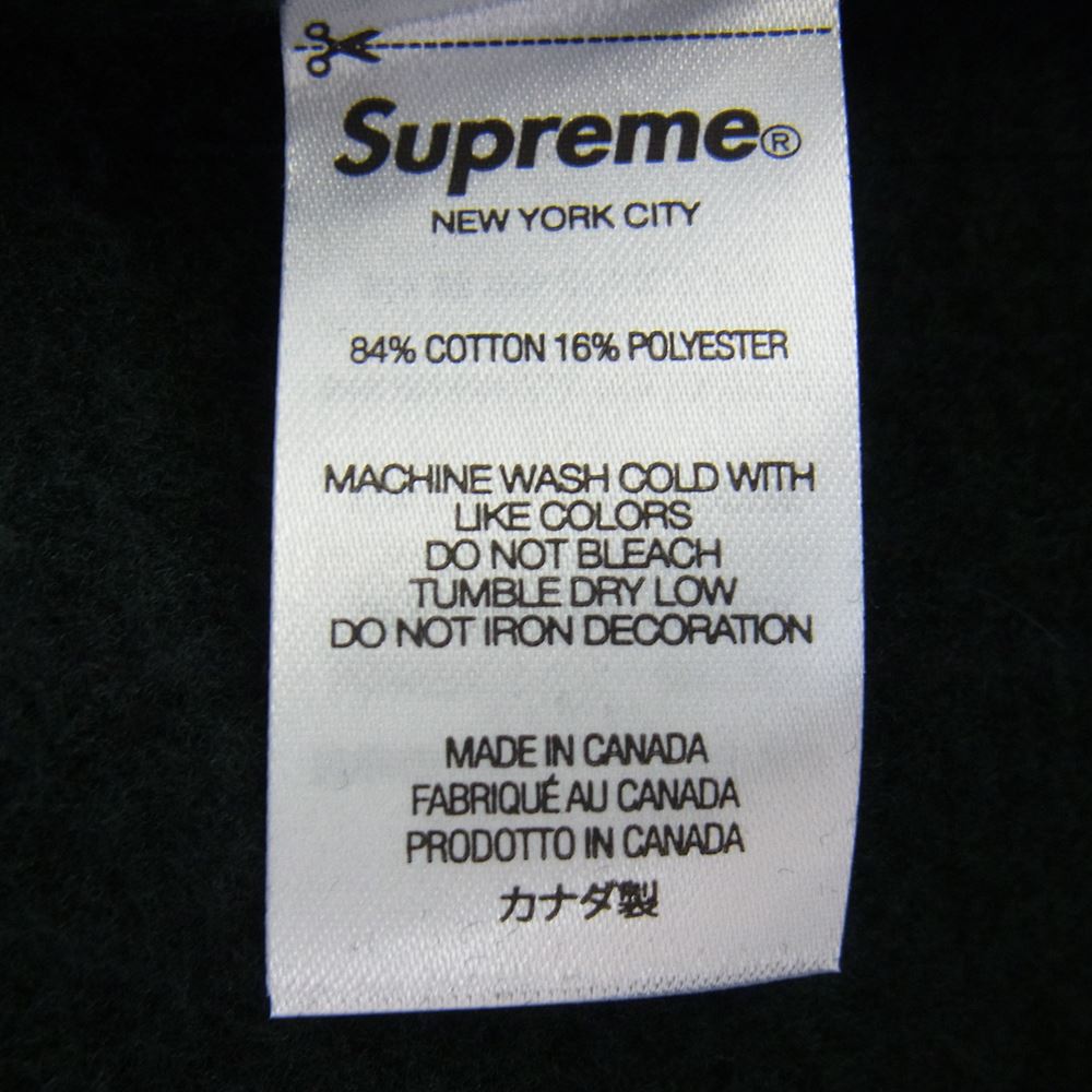 Supreme シュプリーム 21SS Small Box Hooded Sweatshirt スモール ボックス フーデッド スウェットシャツ ロゴ パーカー フーディー ブラック系 L【中古】