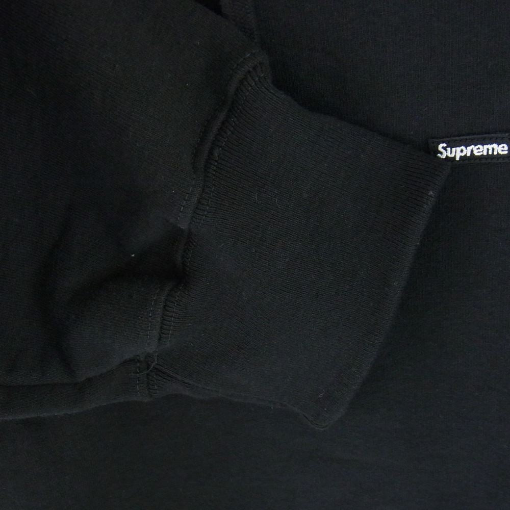 Supreme シュプリーム 21SS Small Box Hooded Sweatshirt スモール ボックス フーデッド スウェットシャツ ロゴ パーカー フーディー ブラック系 L【中古】